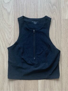zip-up crop tank, Beyond Yoga